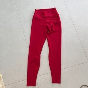 ALO Yoga Red Leggings